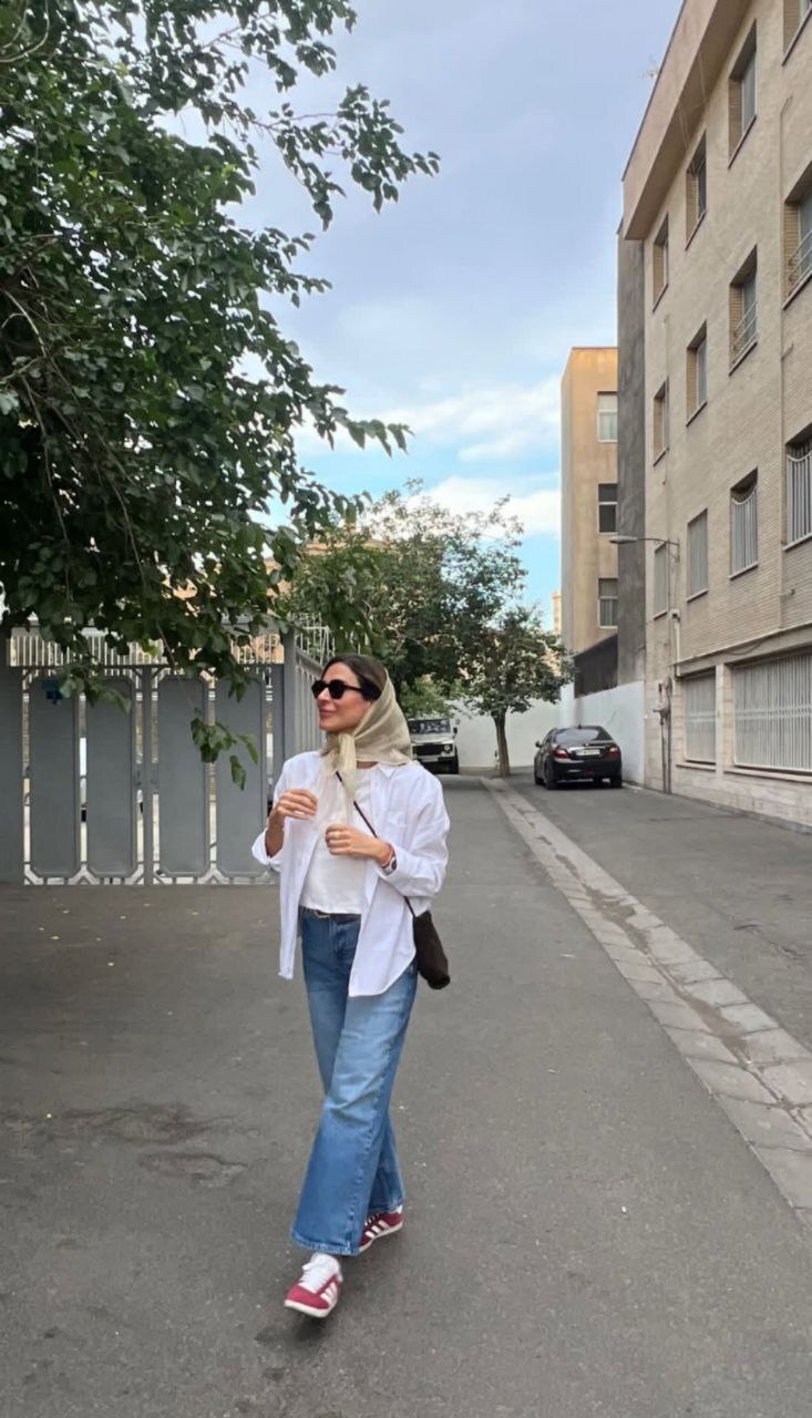 سحر دولتشاهی در خیابان‌های تهران