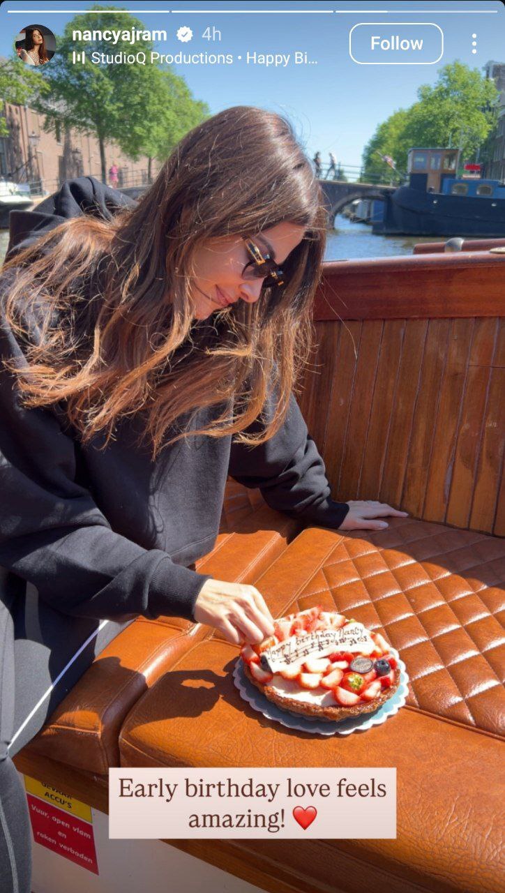 تولد نانسی عجرم با کیک خاص