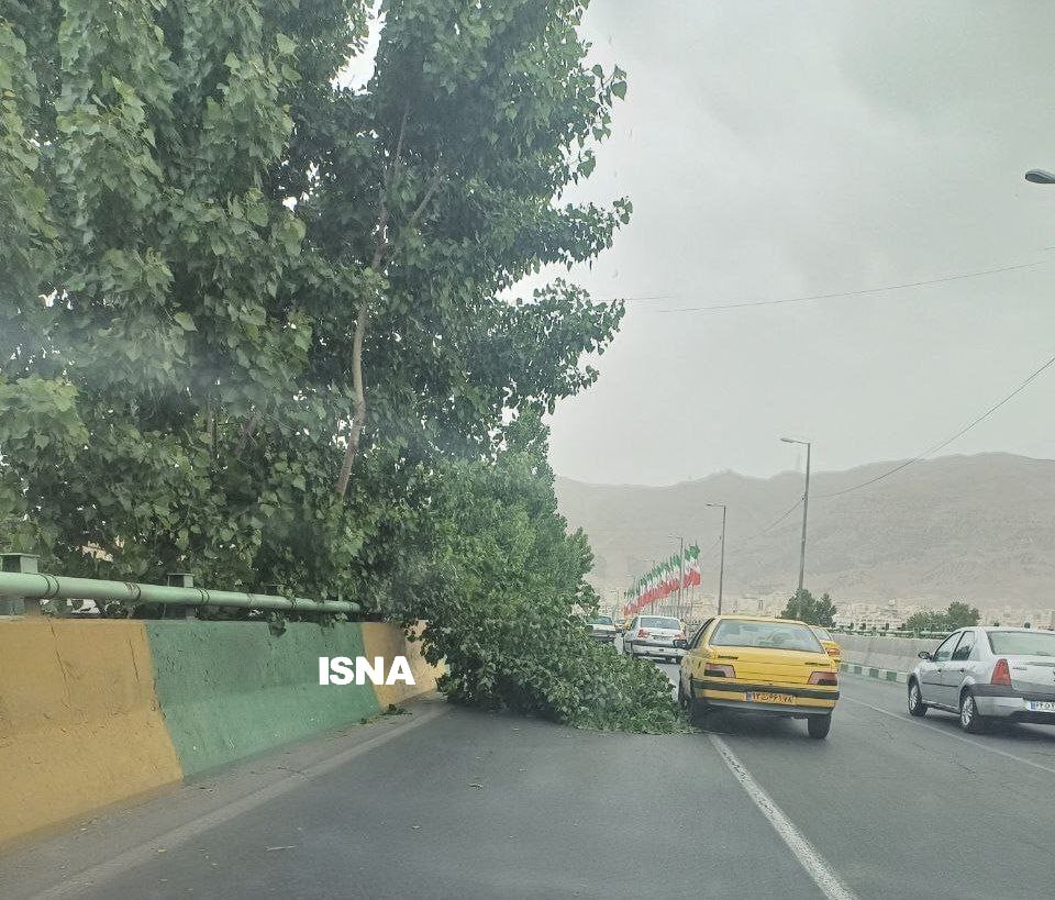 طوفان در کرج