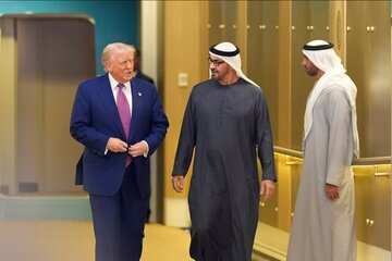 رئیس امارات و ترامپ