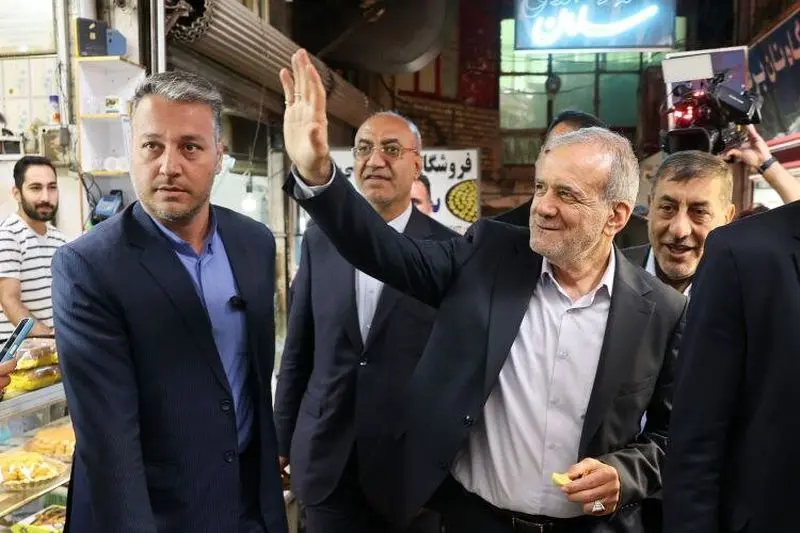 مسعود پزشکیان در کرمانشاه