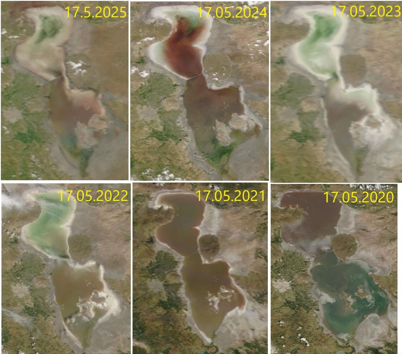 وضعیت دریاچه ارومیه