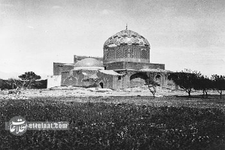 آرامگاه خیام بعد از ترمیم