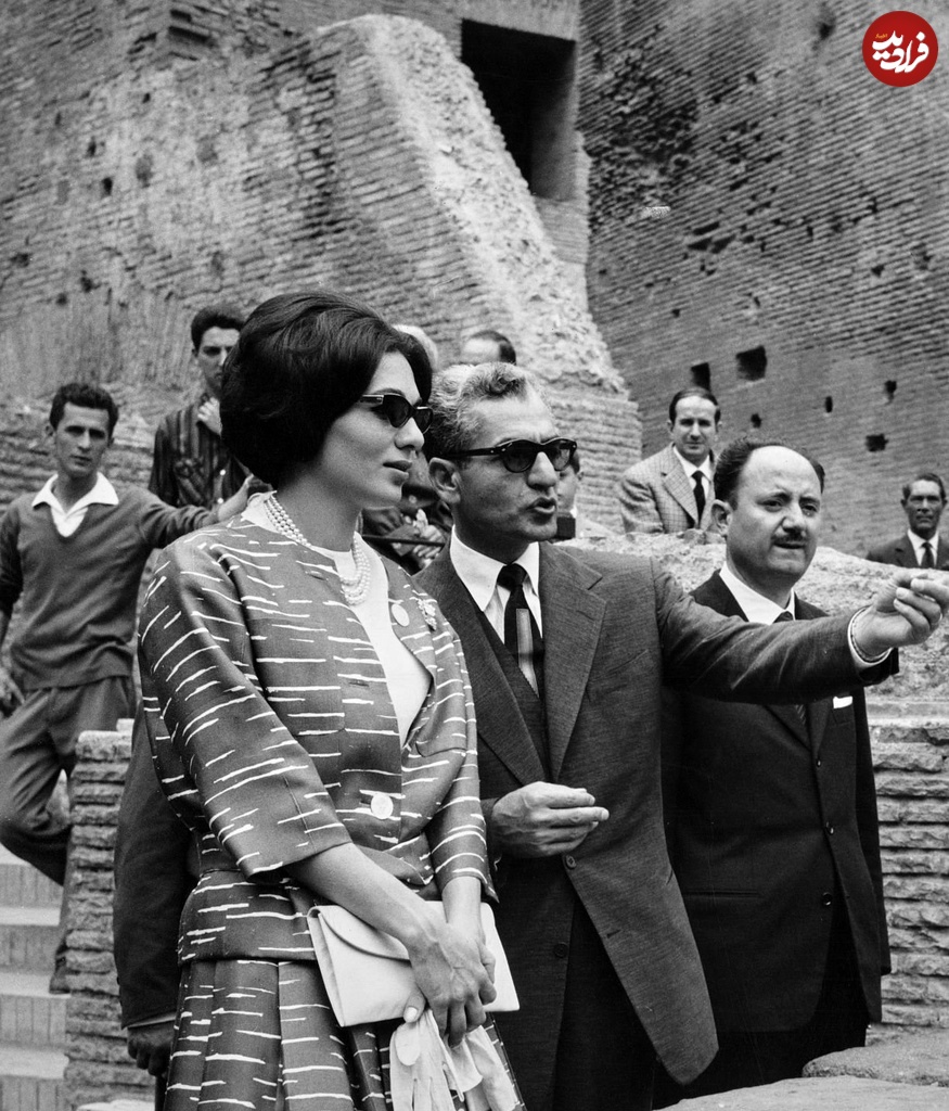 گشت و گذار شاه و همسر سوم اش