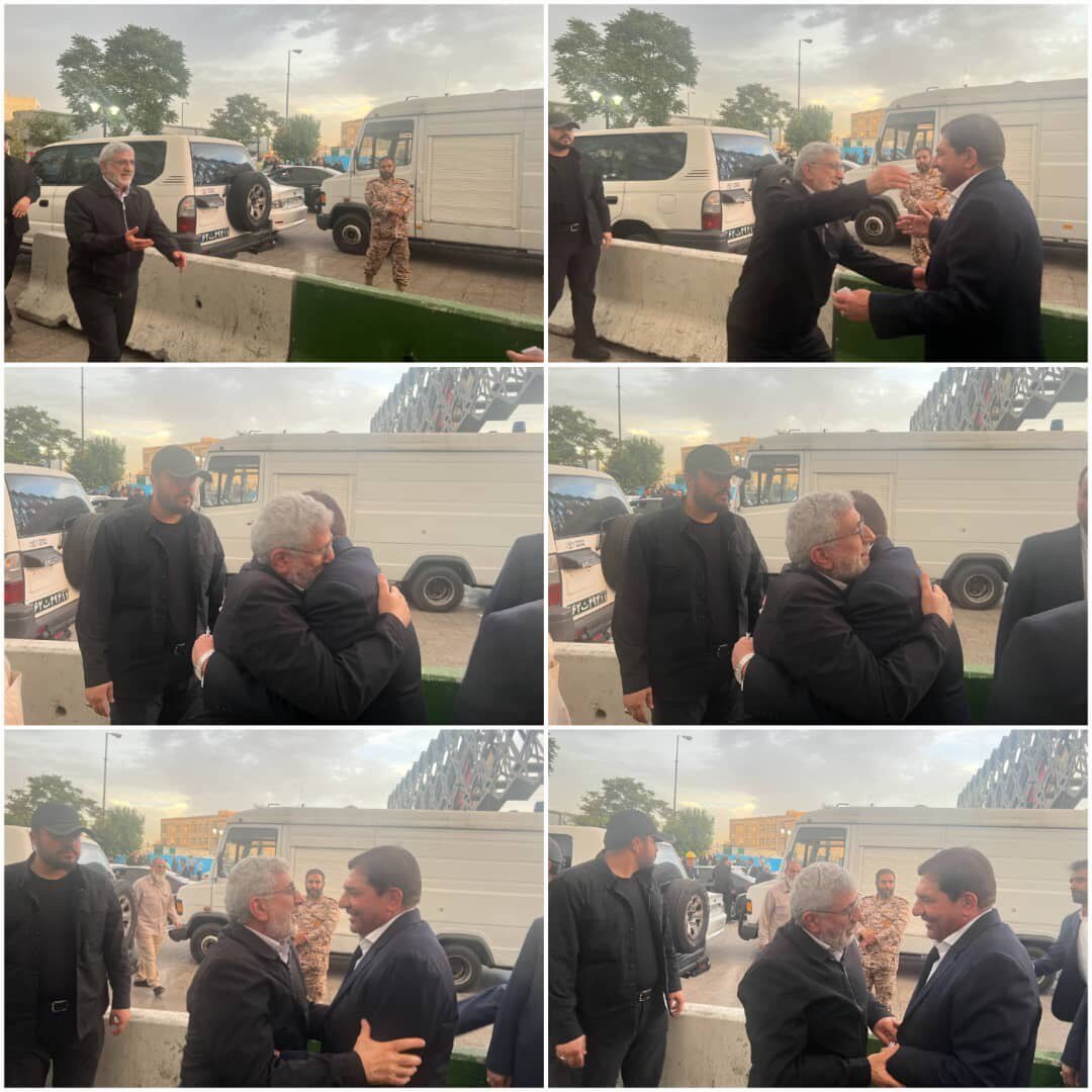 دیدار صمیمانه مخبر و سردار قاآنی