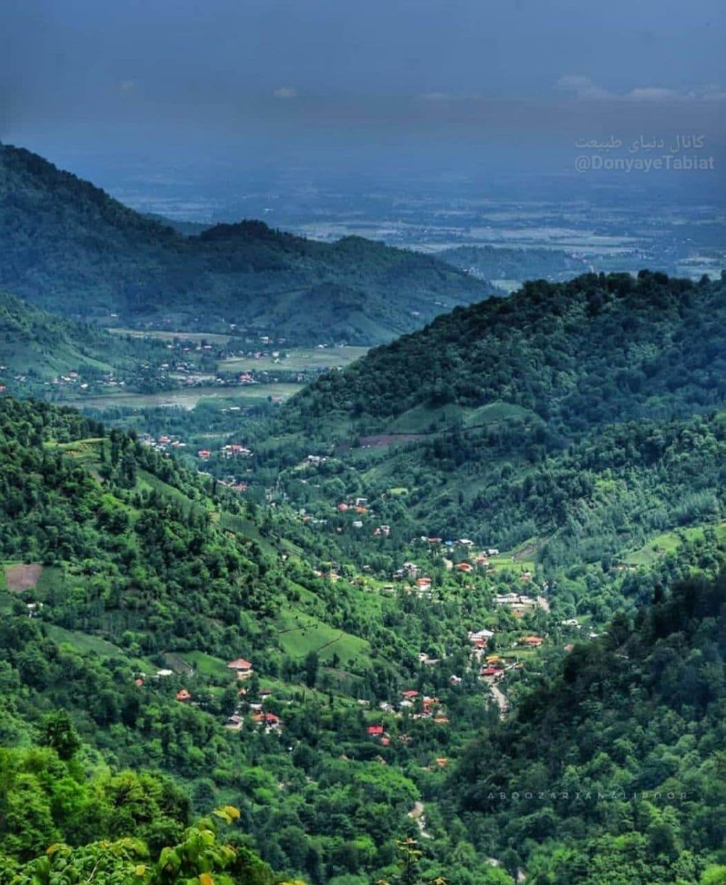 قلعه رودخان فومن از فراز آسمان