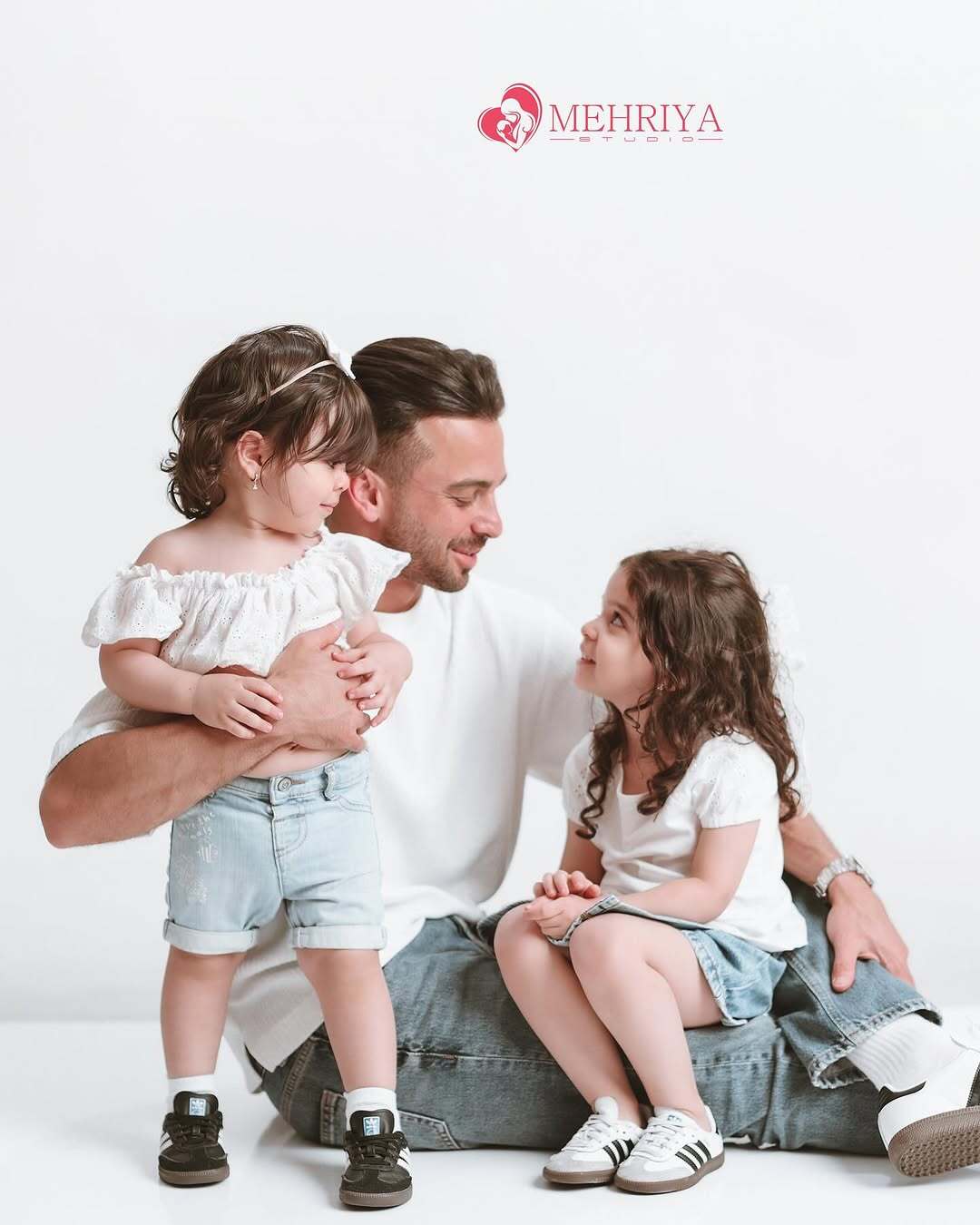 سروش رفیعی و دخترانش