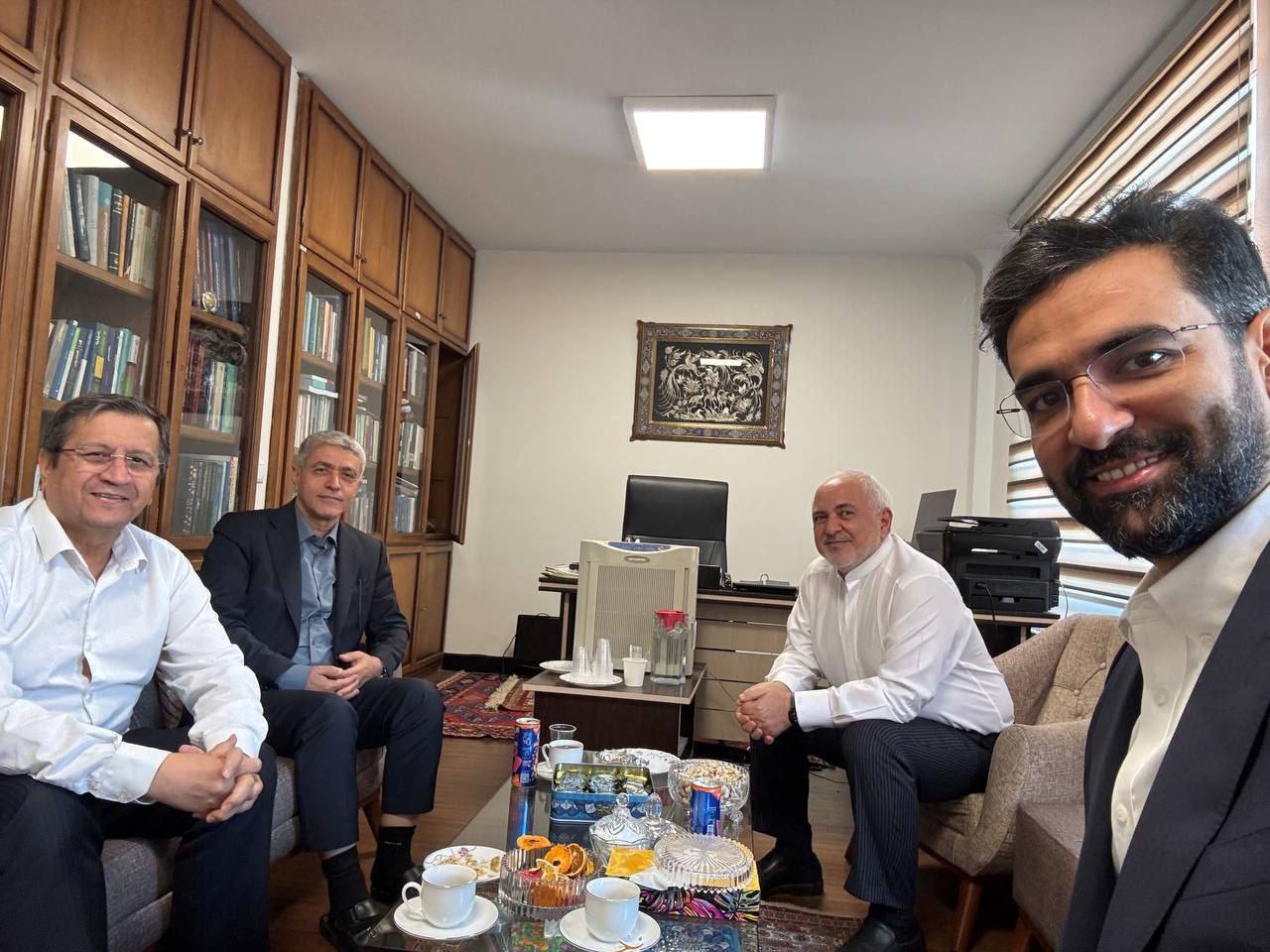 آذری جهرمی و ظریف و همتی و طیب نیا