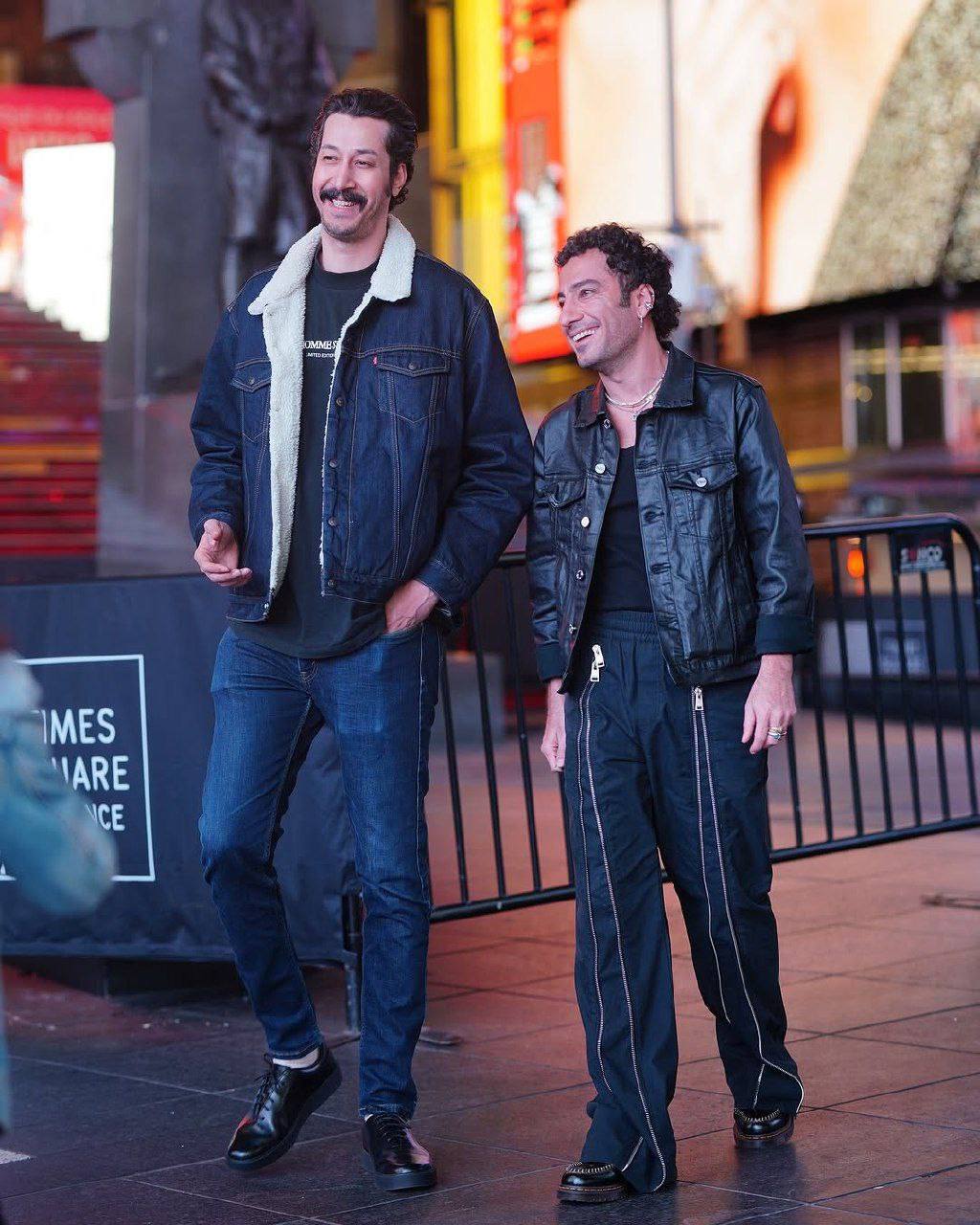 بهرام افشاری و نوید محمدزاده در نیویورک آمریکا