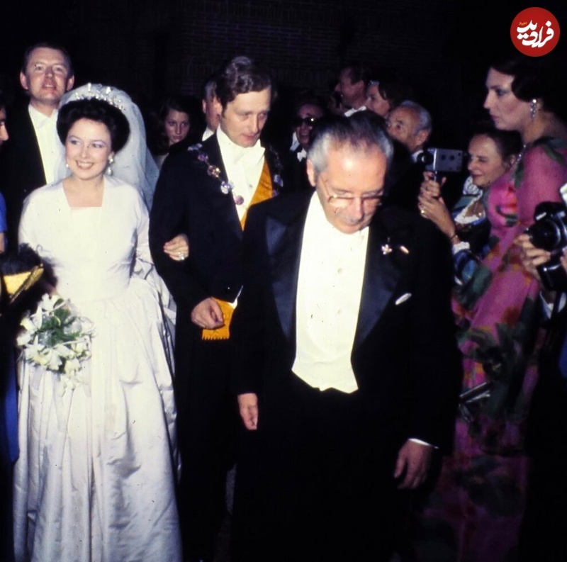 مراسم عروسی ماریا ولادیمیروونا شاهدخت روسیه ۴۹ سال پیش