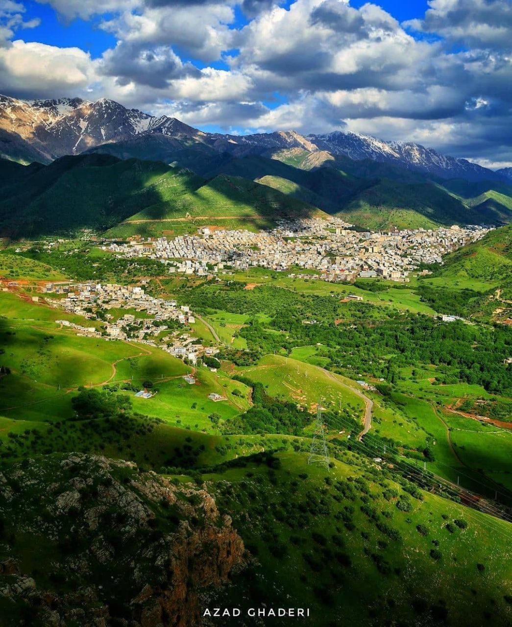 نمای رویایی پاوه