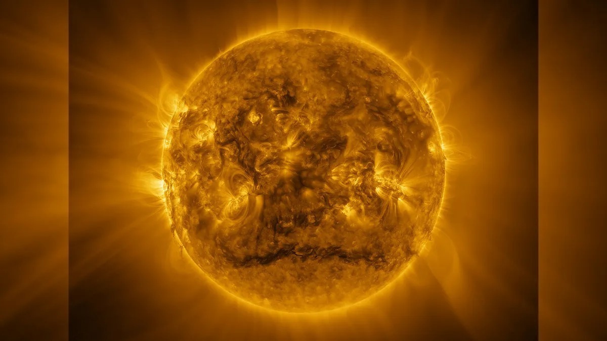 تصویر ناسا از خورشید سوزان