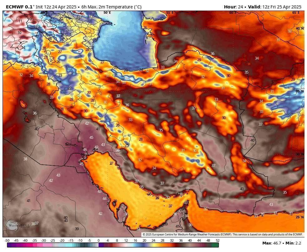 امروز گرم‌ترین روز