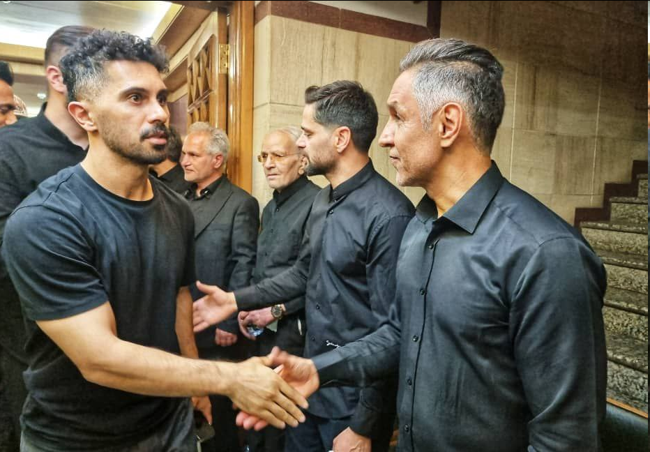 عکس/ حضور چهره‌های ورزشی در مراسم ختم مادر کمال کامیابی‌نیا