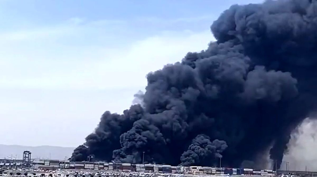 انفجار در بندرعباس انفجار در بندرعباس