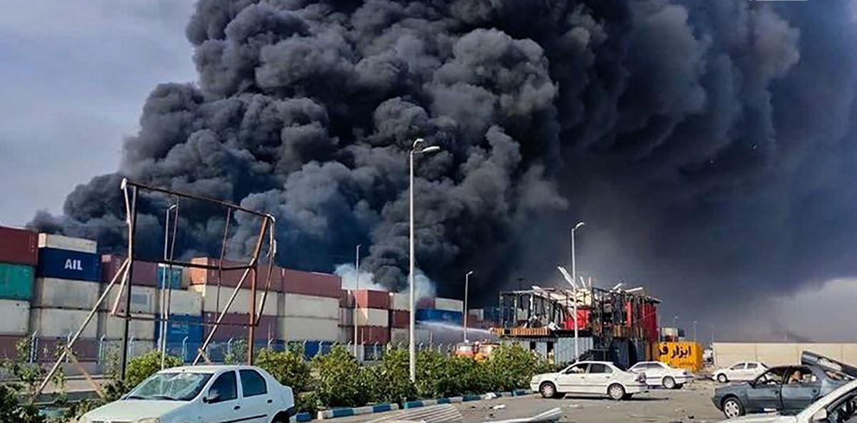 انفجار در بندرعباس