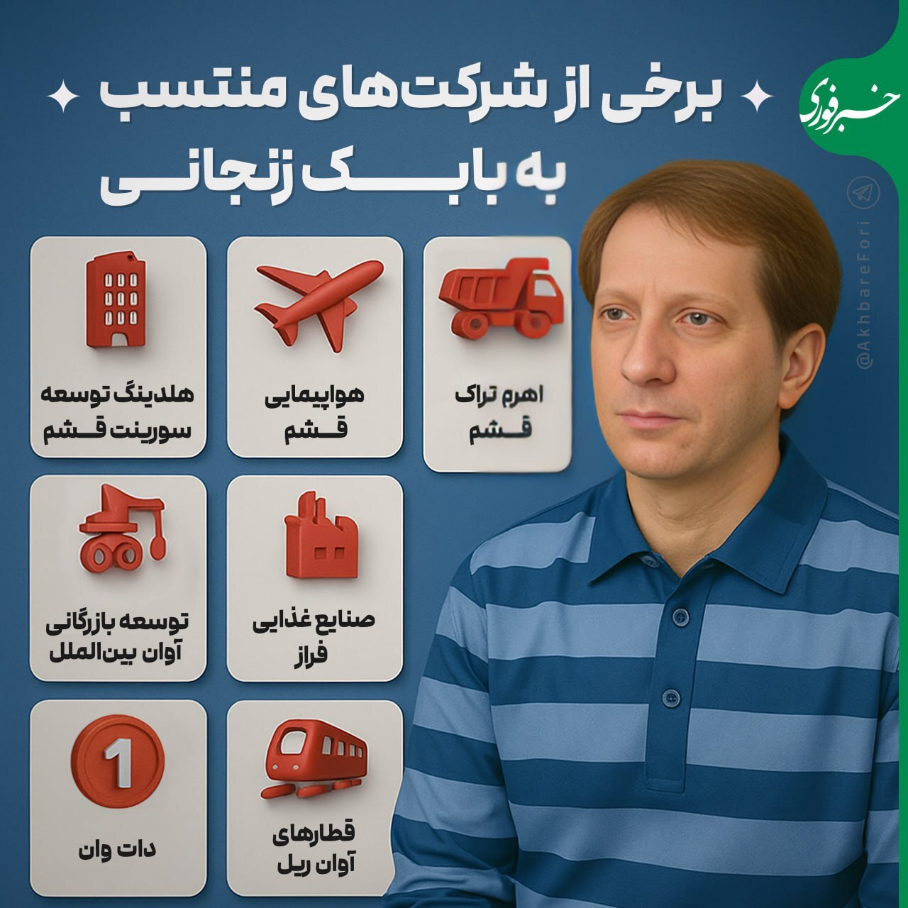 شرکت‌های فعال بابک زنجانی را بشناسید