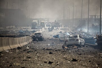 صدای انفجار‌های کوچک در بندر شهید رجایی