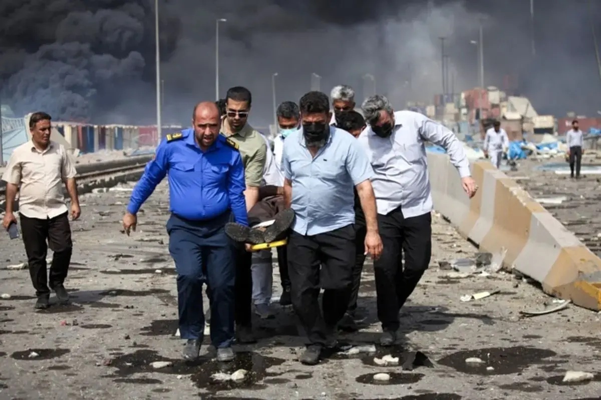 انفجار بندرعباس