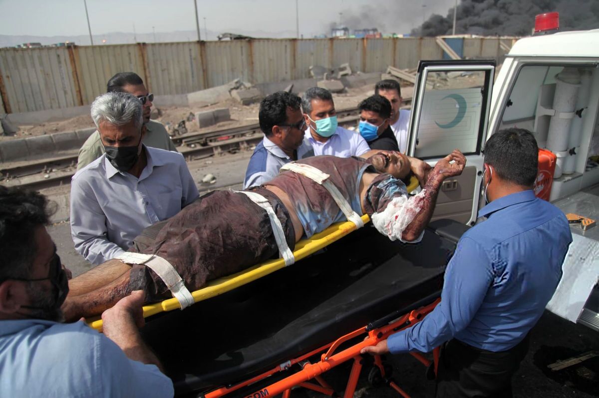 انفجار بندرعباس