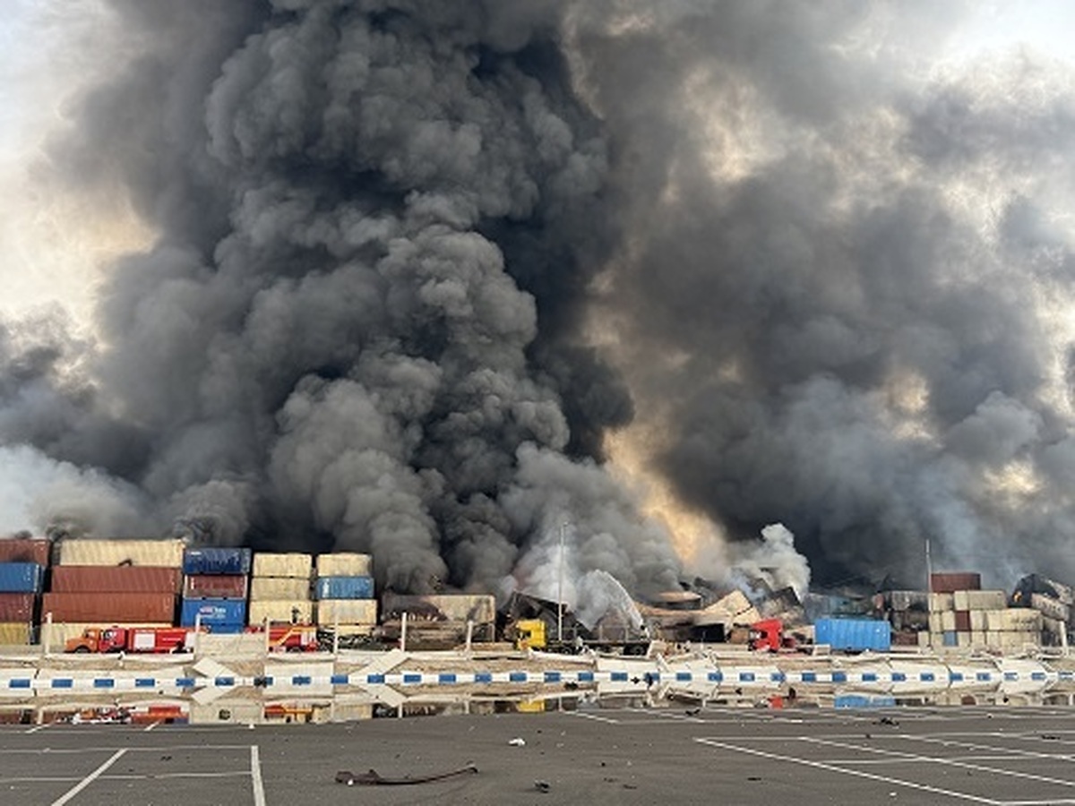 انفجار در بندرعباس انفجار در بندرعباس