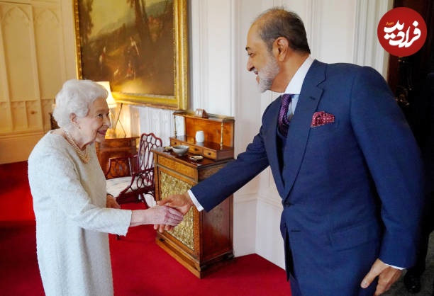 دیدار سلطان عمان با ملکه الیزابت