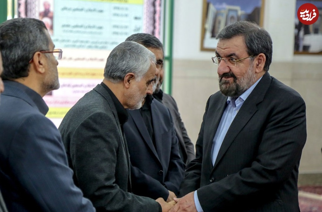 محسن رضایی و سردار سلیمانی