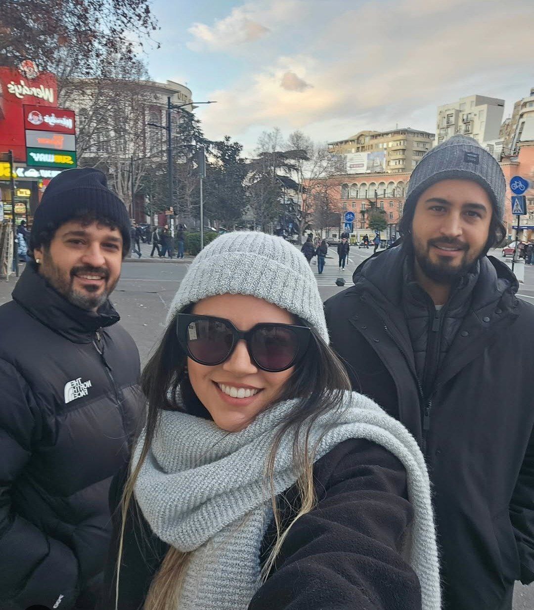 عکس/قاب مشترک ماهور الوند با بازیگران جان سخت