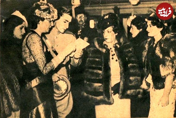 محمدرضا پهلوی در بندر شاهپور