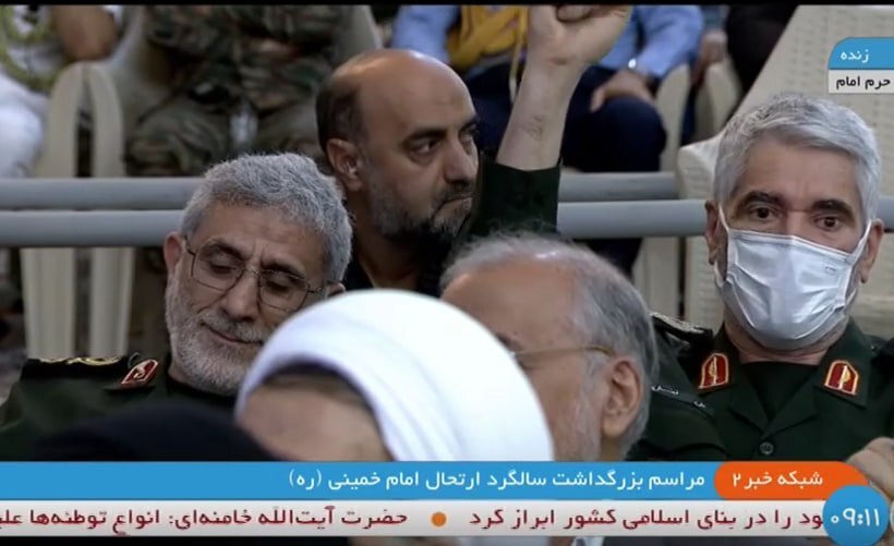 سردار قاآنی در مرقد امام خمینی