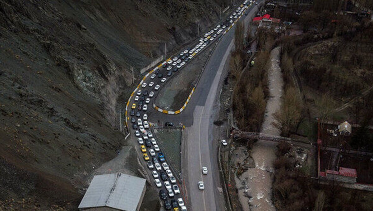 ترافیک سنگین جاده شمال