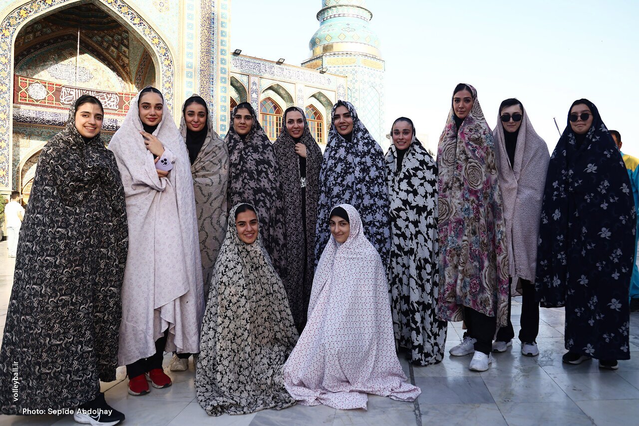 دختران والیبالیست تیم ملی