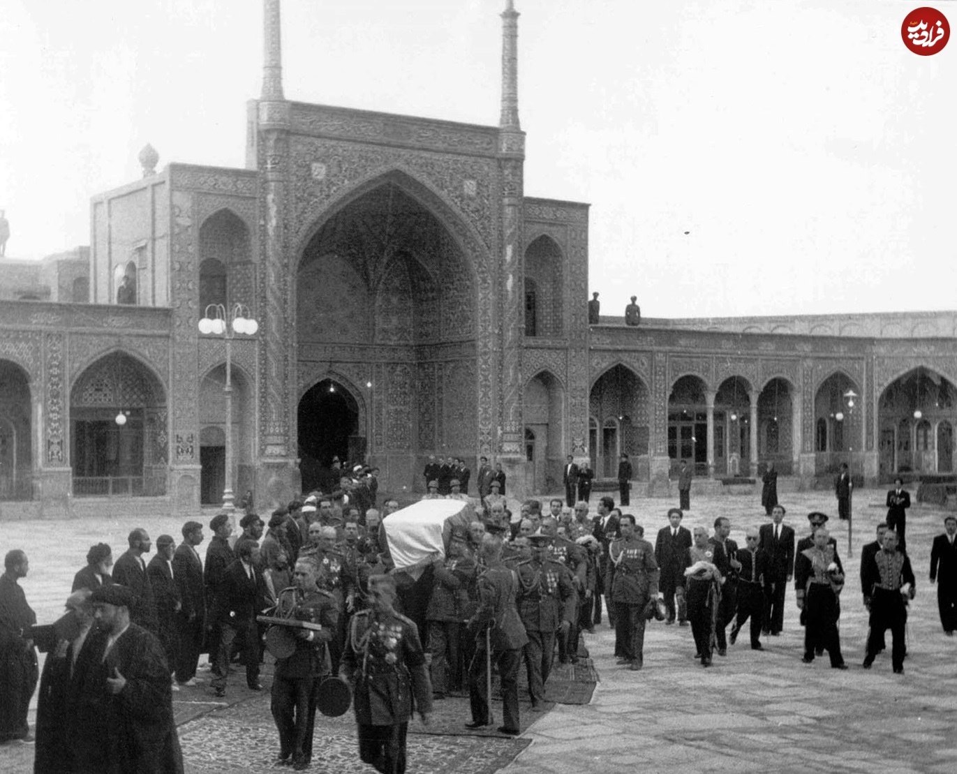 مراسم تشییع رضاخان