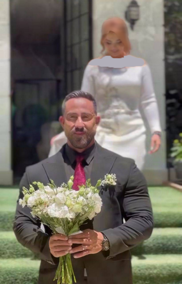 زن سابق حسن یزدانی در کنار همسرش