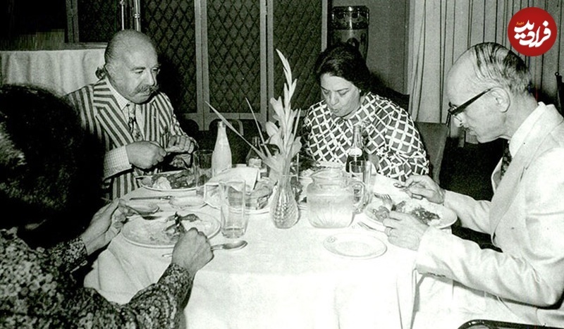 هژبر یزدانی در یک مهمانی