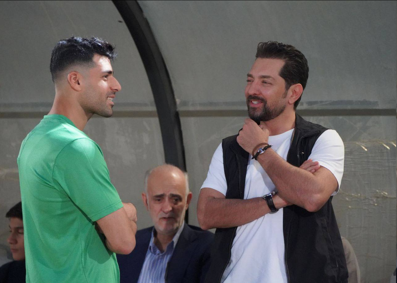 سوپر استار سینمای ایران مهمان تمرین تیم ملی