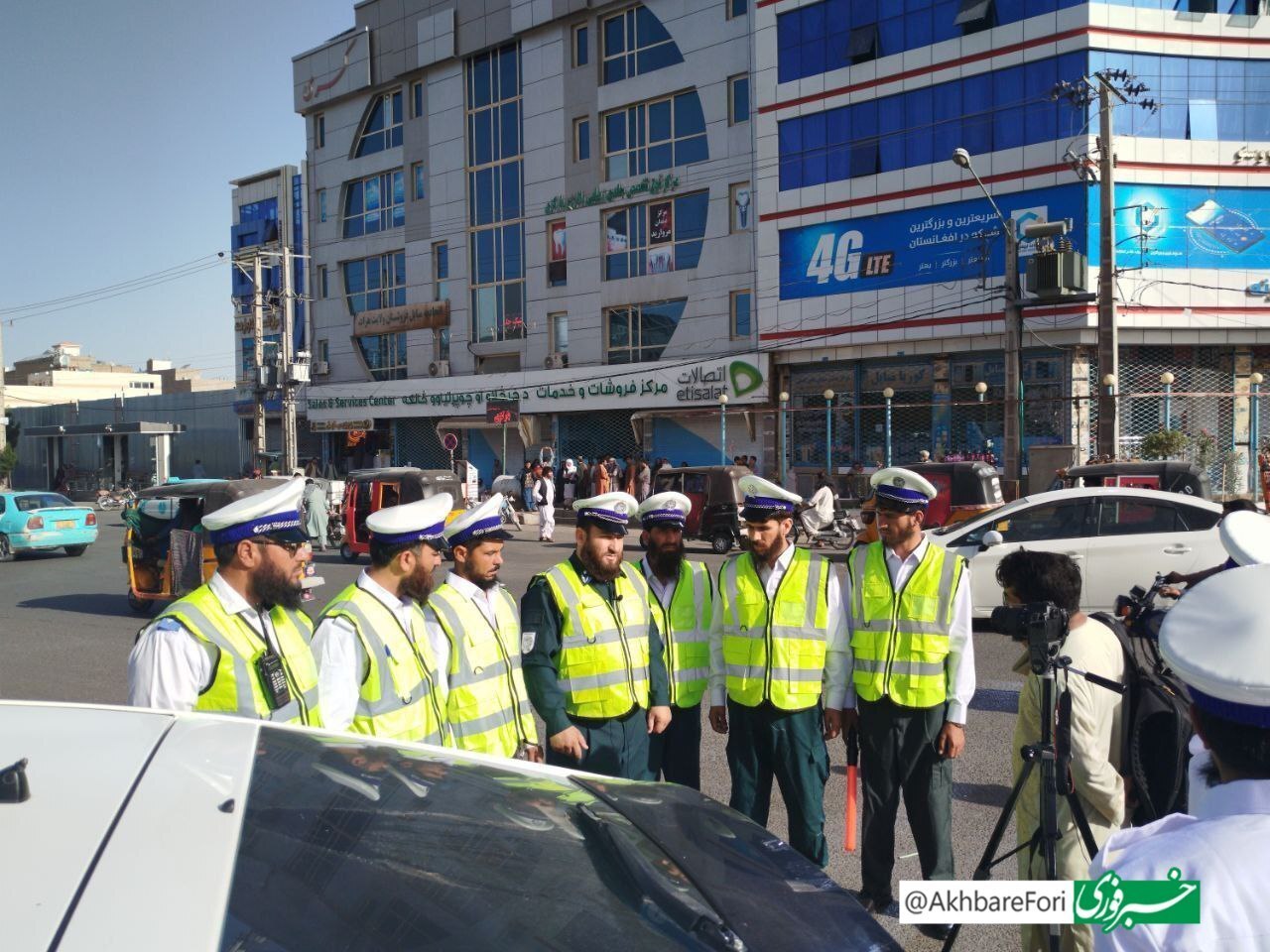 پلیس راهنمایی و رانندگی در هرات افغانستان