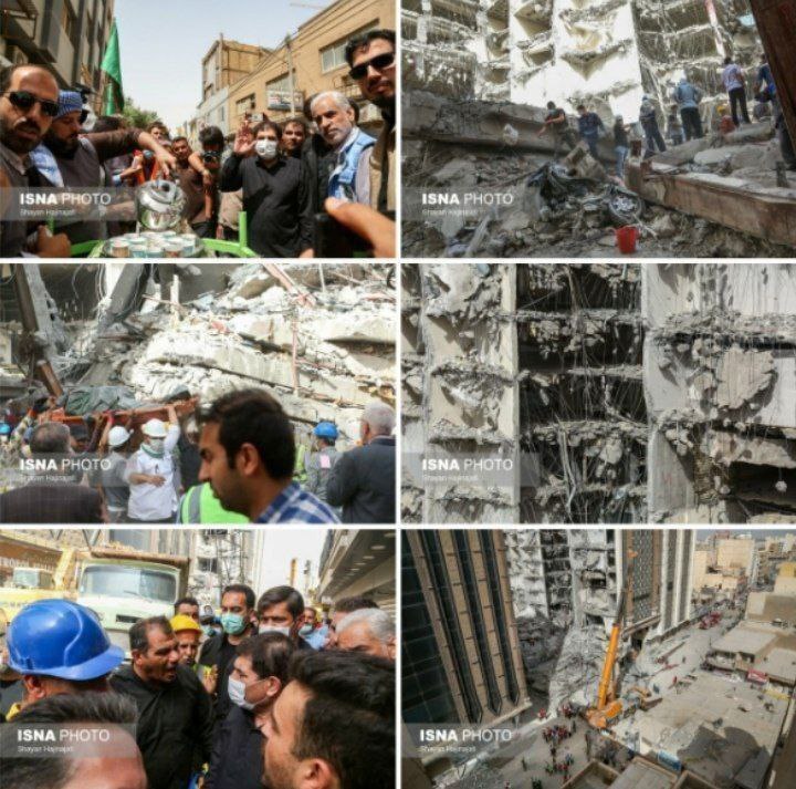 فروریختن برج متروپل در آبادان