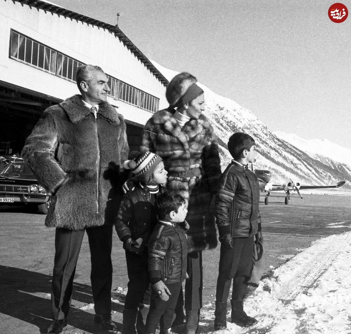 محمدرضا پهلوی و خانواده اش