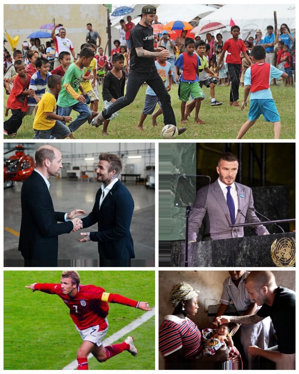 دیوید بکهام در جمع ۱۰۰ نیکوکار برتر سال ۲۰۲۵