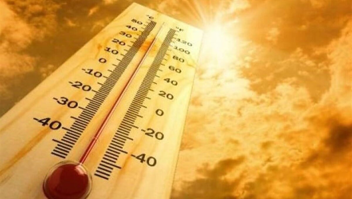 دماسنجی که دمای بالایی را نشان میدهد