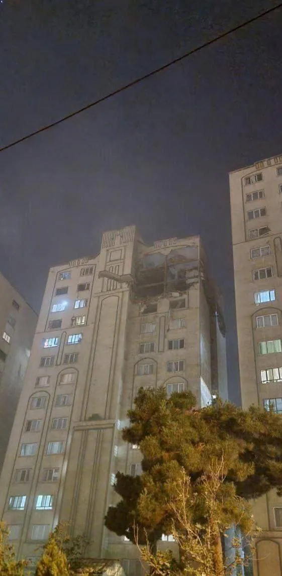 این خانه در تهران مورد حمله اسرائیل بود