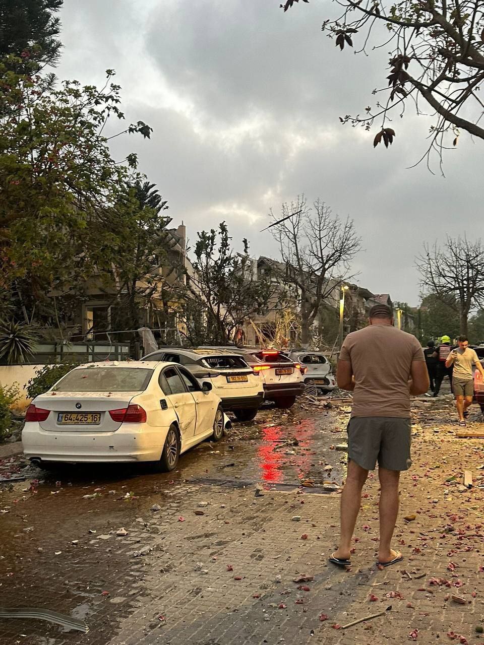 حجم خرابی ها در تلاویو بعد از حمله موشکی ابران