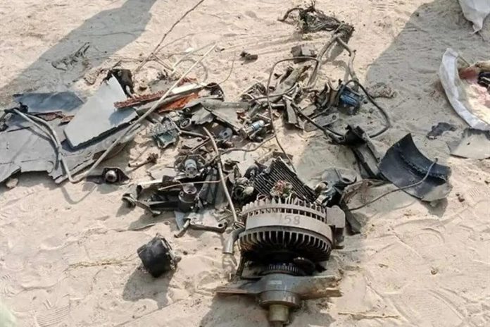 سقوط ریزپرنده اسرائیلی در شیراز