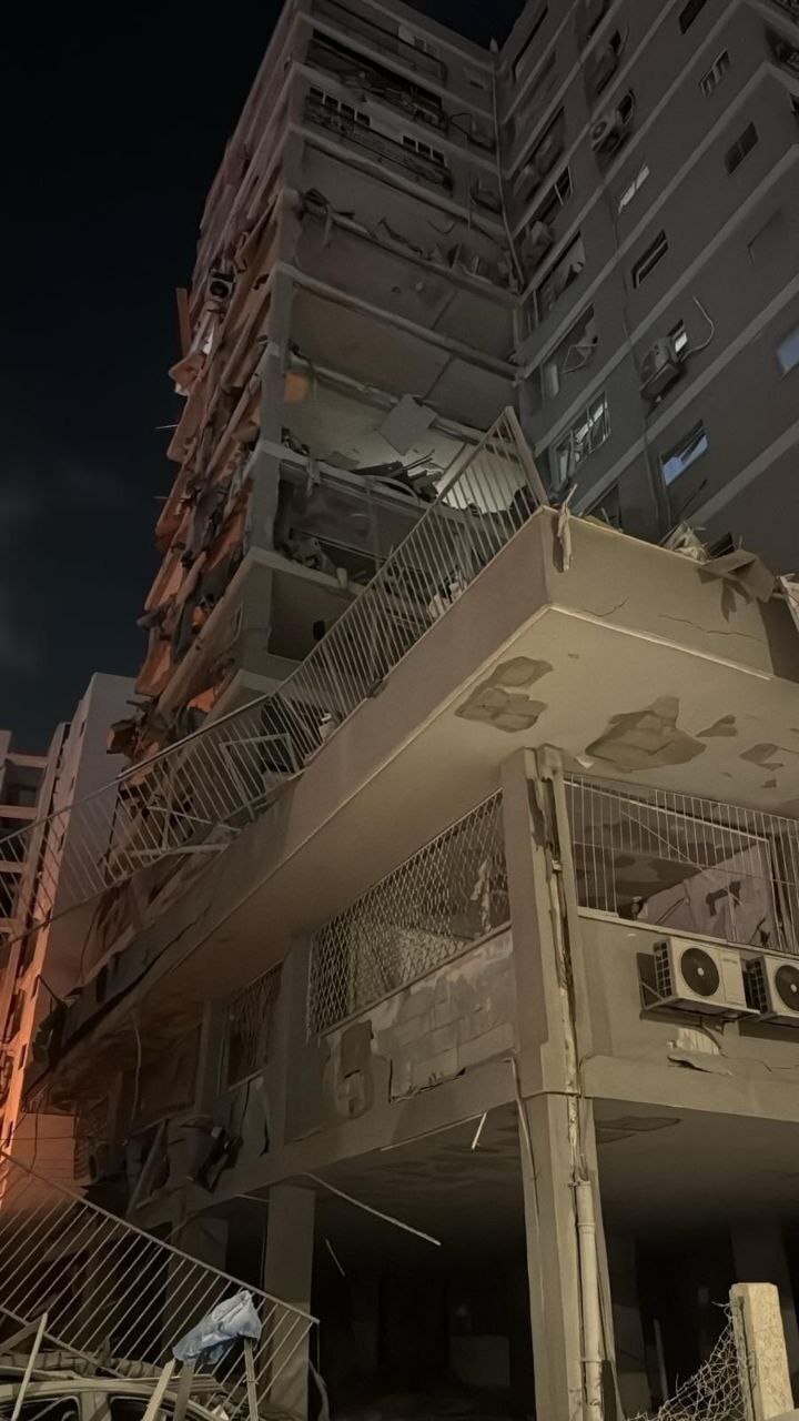 اصابت موشک های ایرانی به تل آویو