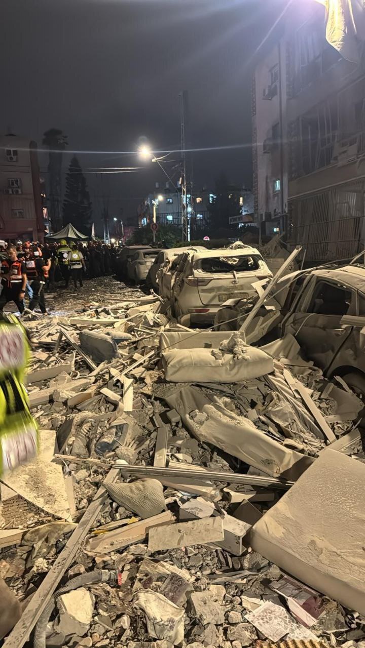 اصابت موشک های ایرانی به تل آویو