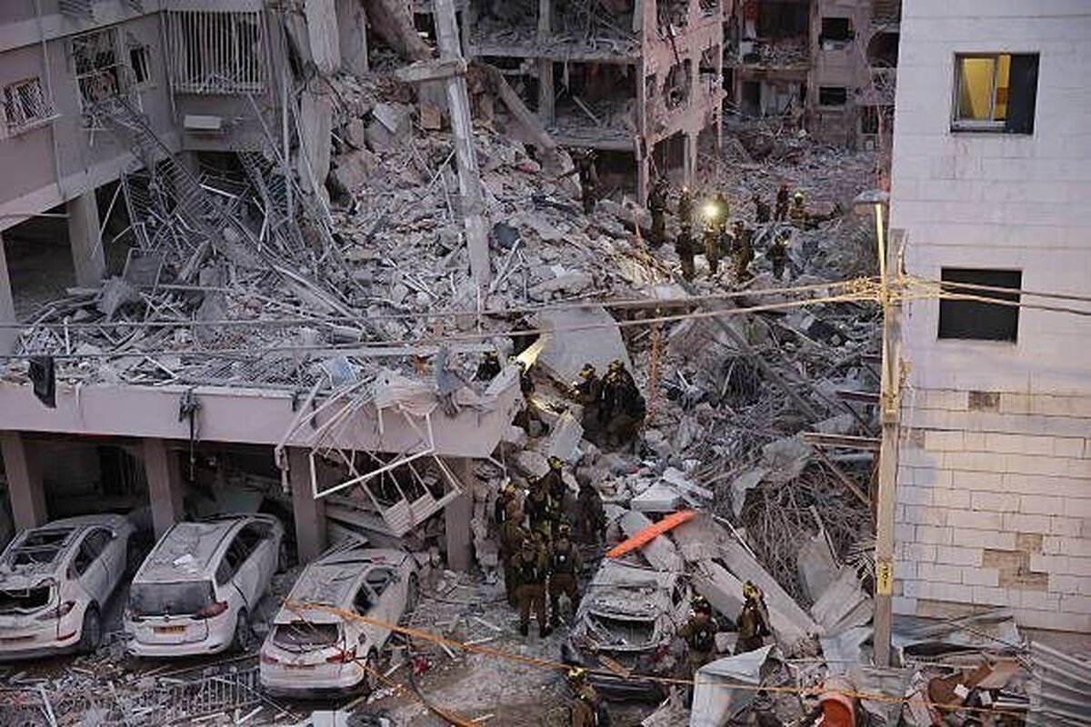 آمار خسارت‌های حمله ایران به حیفا