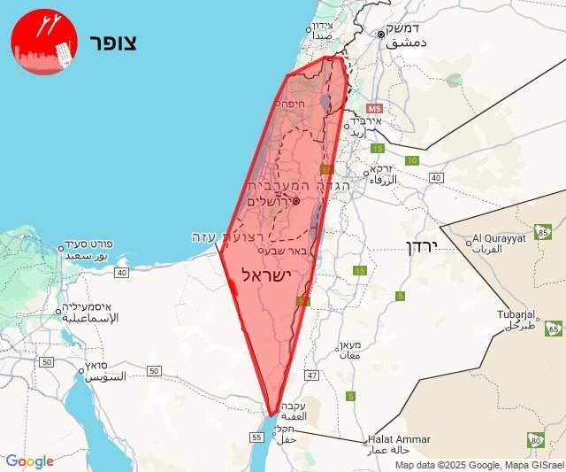 نقشه آژير خطر