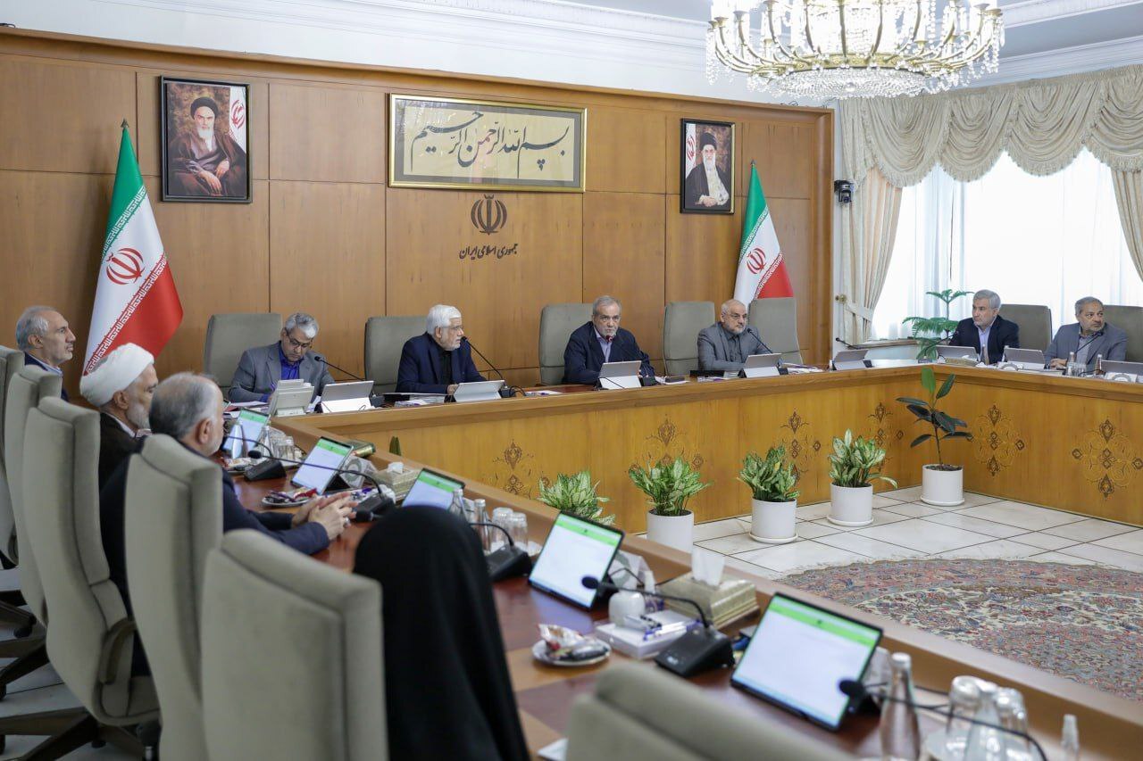جلسه هیئت دولت به ریاست پزشکیان در پاستور