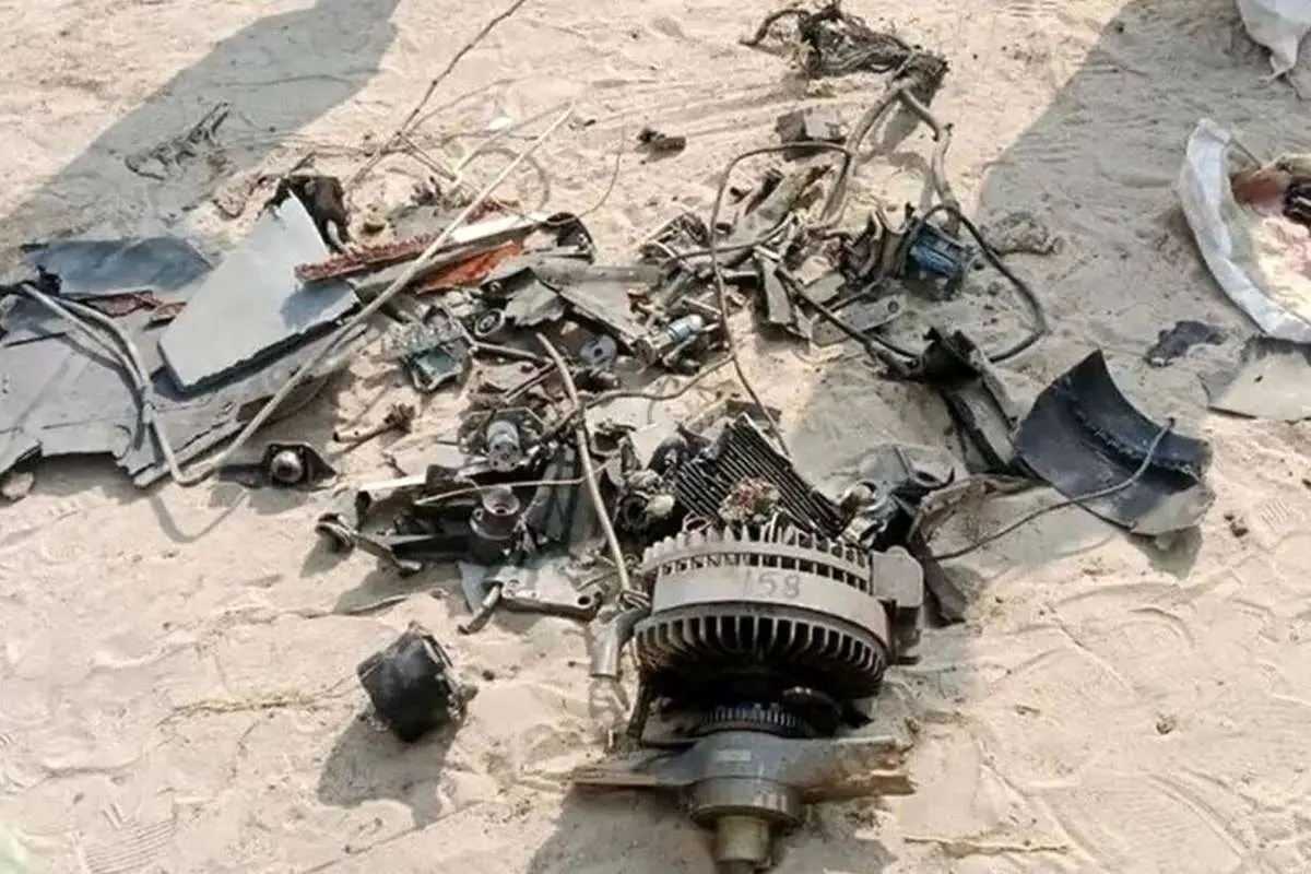 سرنگونی پهپاد اسرائیل در شلمچه